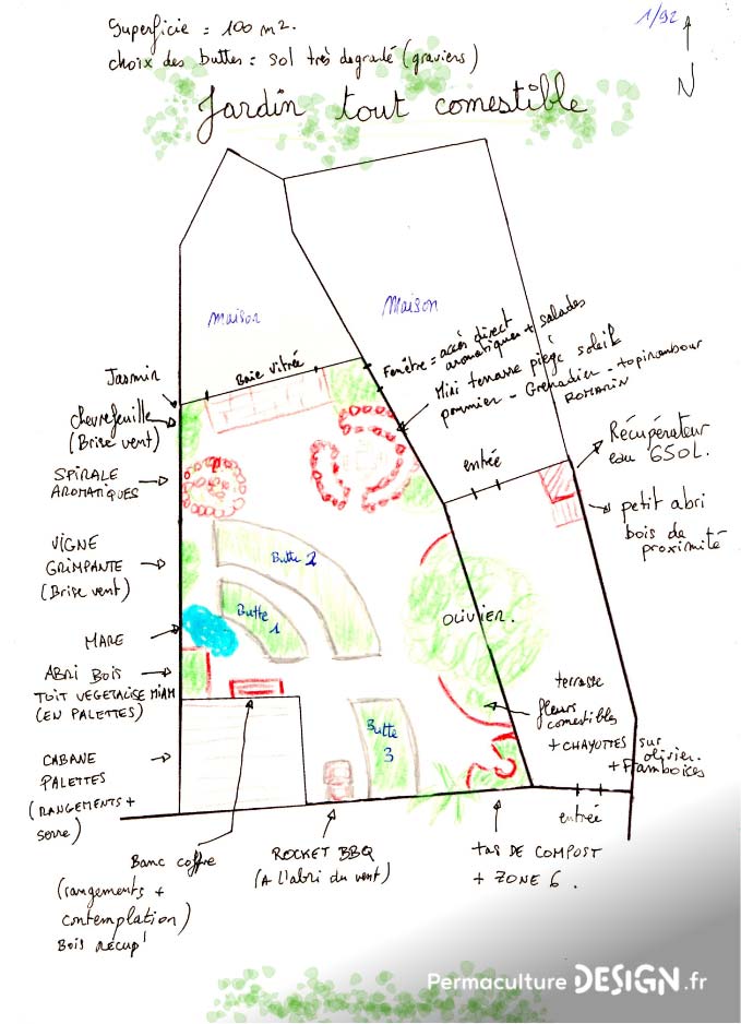 Grâce à la formation « Invitez la permaculture dans votre jardin », Myriam et Déborah ont transformé un parking en jardin potager résilient.