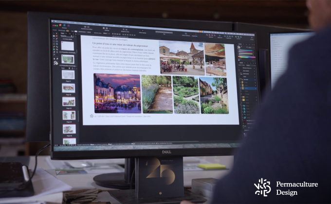 Session de conseil à distance en visioconférence en permaculture.