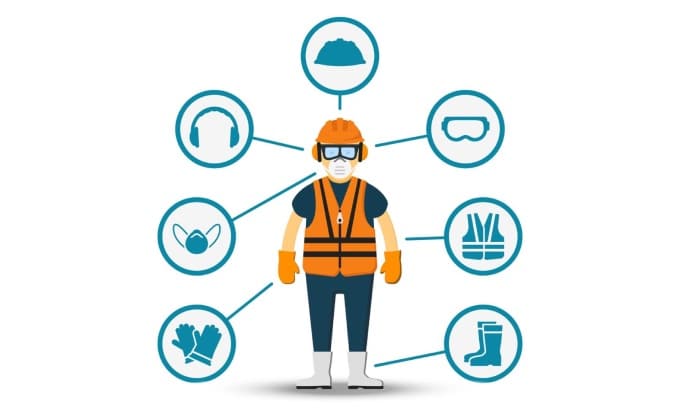 Équipements de protection individuel pour des chantiers enduits naturels en toute sécurité.